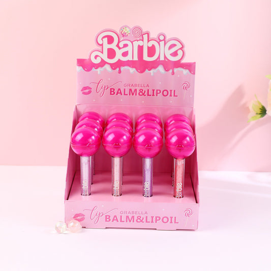 Mayoreo Serie 4 Lollipop Barbie Balsamo+Gloss