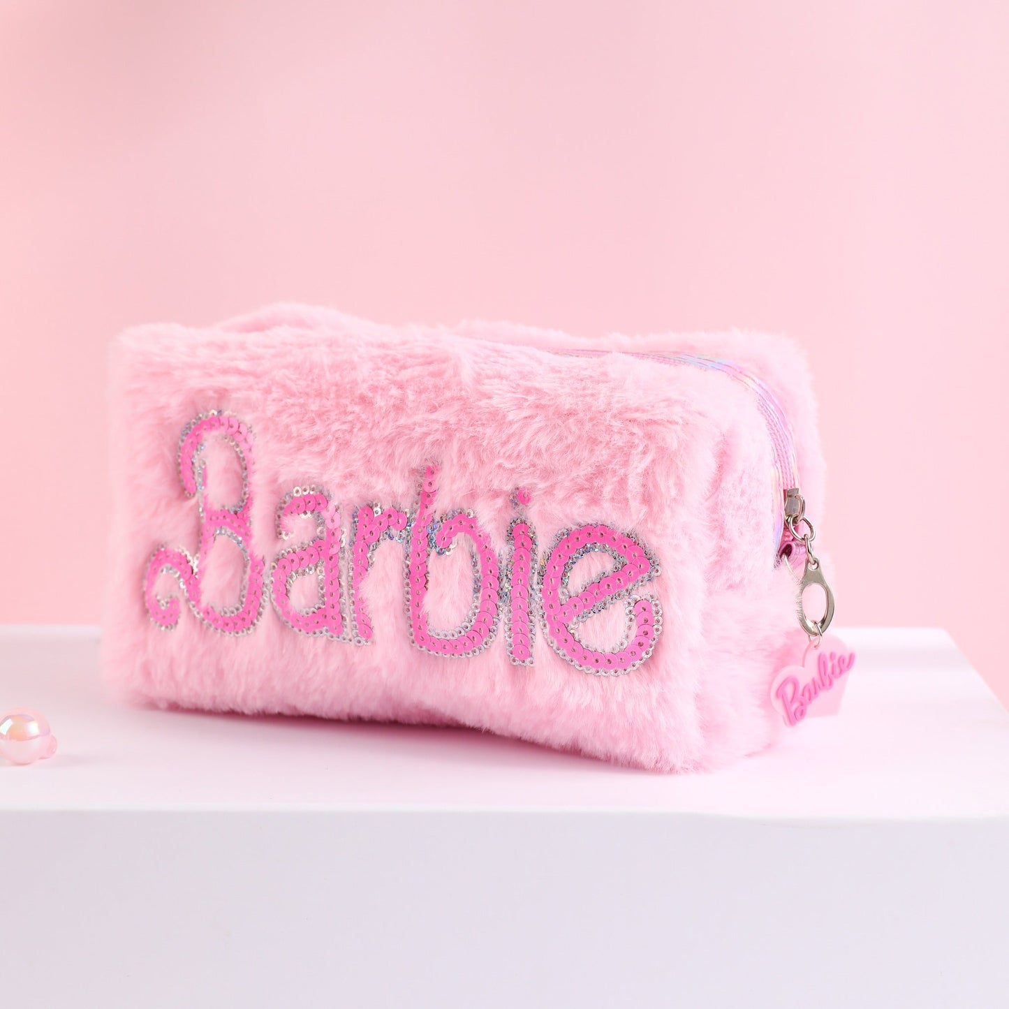 MAYOREO Cosmetiquera de peluche BARBIE
