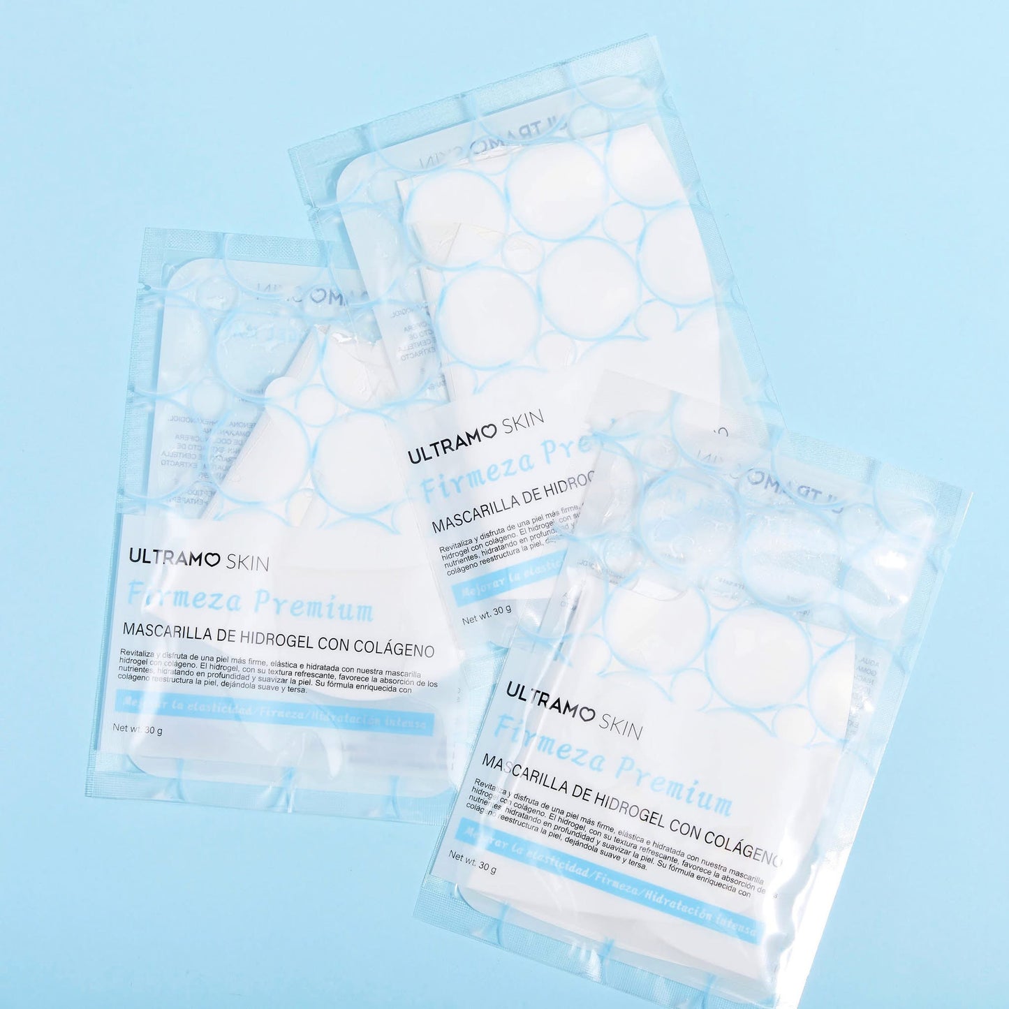 Mascarilla de hidrigel con colageno